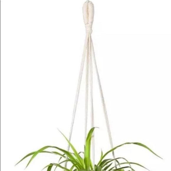 Handmade macrame plant holder - Picture 3 of 4